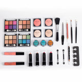 DUER LIKA Makeup Kits Cosmetic Set Eyeshadow Palette Lipsticks Girls Beauty Case