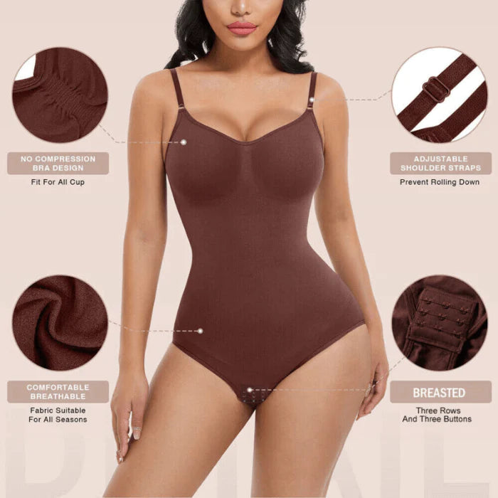 FULL BODY SHAPER SEAMLESS TUMMY CONTROL SLIMMING BODYSUITS