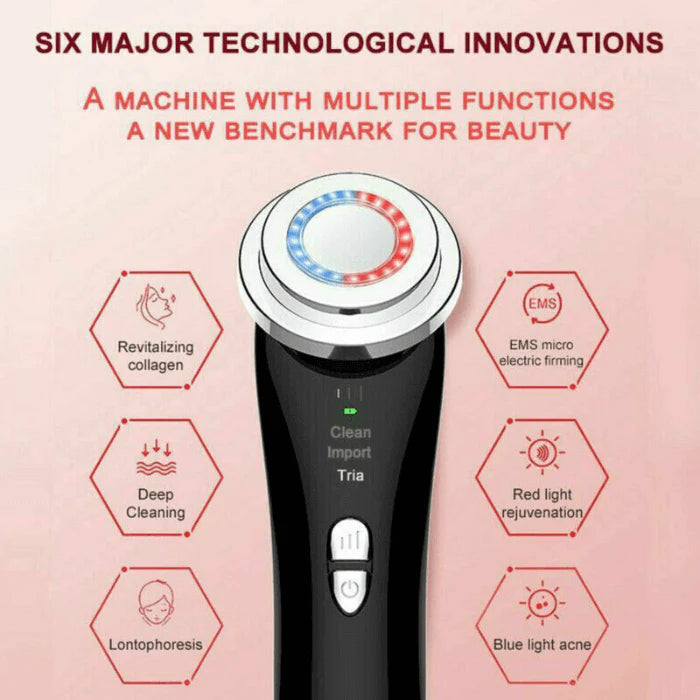 LED LIGHT SKIN TIGHTENING FACE MASSAGER