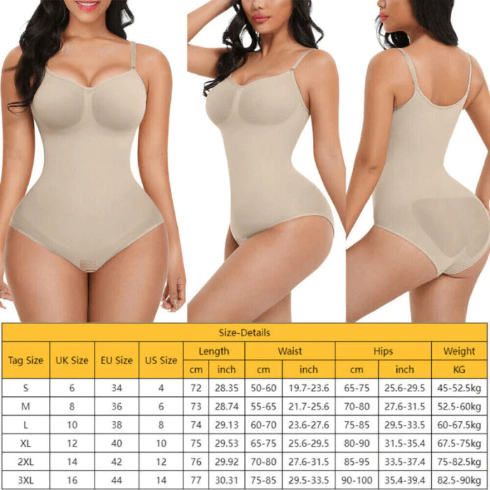 FULL BODY SHAPER SEAMLESS TUMMY CONTROL SLIMMING BODYSUITS