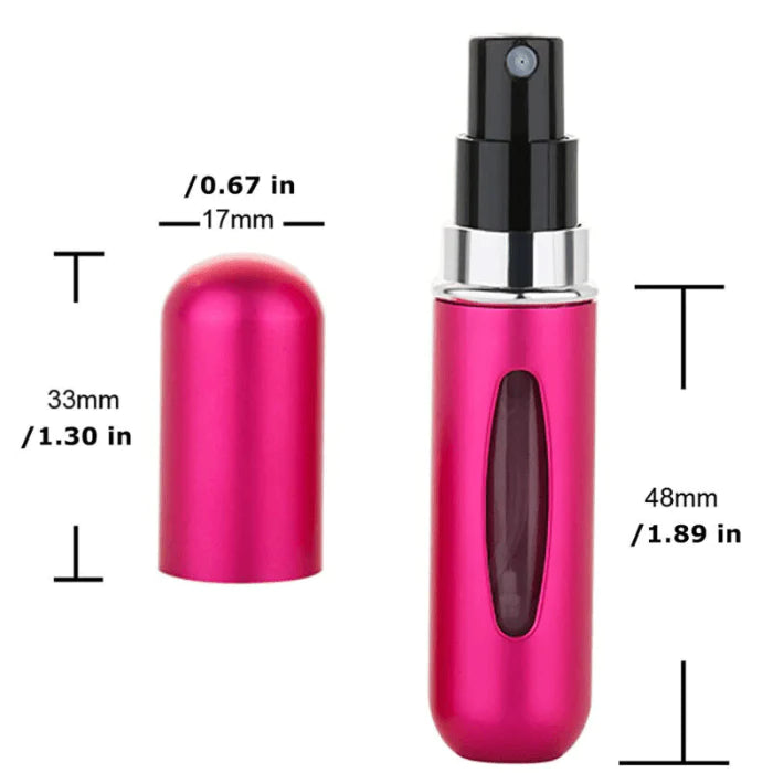 MINI PORTABLE PUMP SPRAY REFILLABLE PERFUME BOTTLE