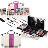 DUER LIKA Makeup Kits Cosmetic Set Eyeshadow Palette Lipsticks Girls Beauty Case
