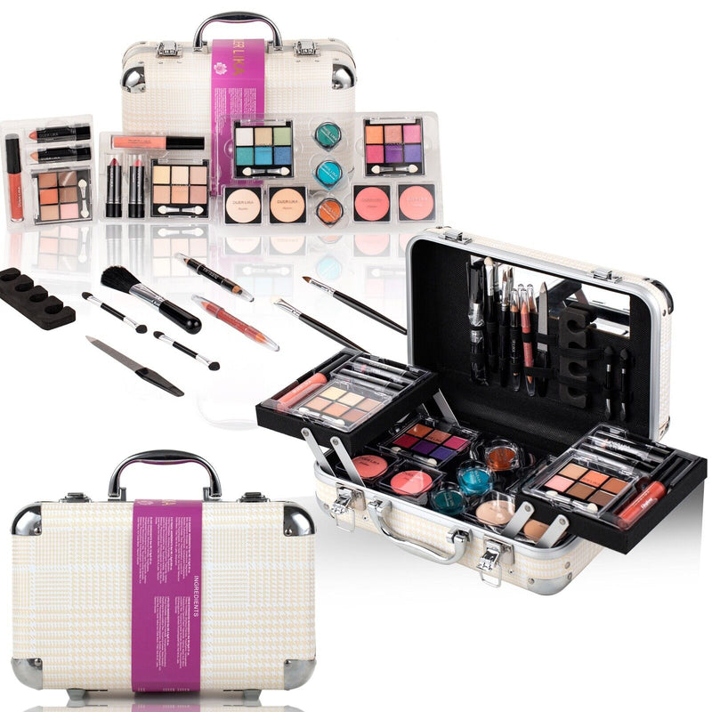 DUER LIKA Makeup Kits Cosmetic Set Eyeshadow Palette Lipsticks Girls Beauty Case